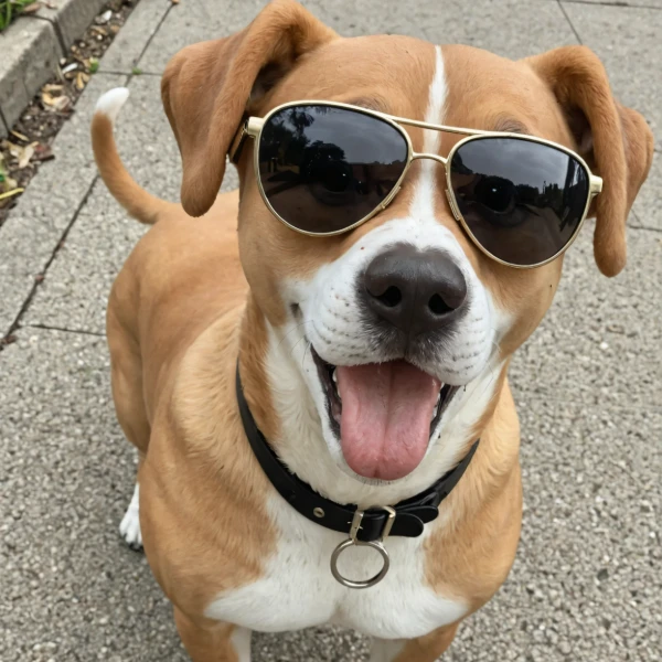 Funny dog sunglasses – cool gift digital download
